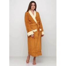 Халат F&P L,2XL помаранчевий  бамбук 506-03